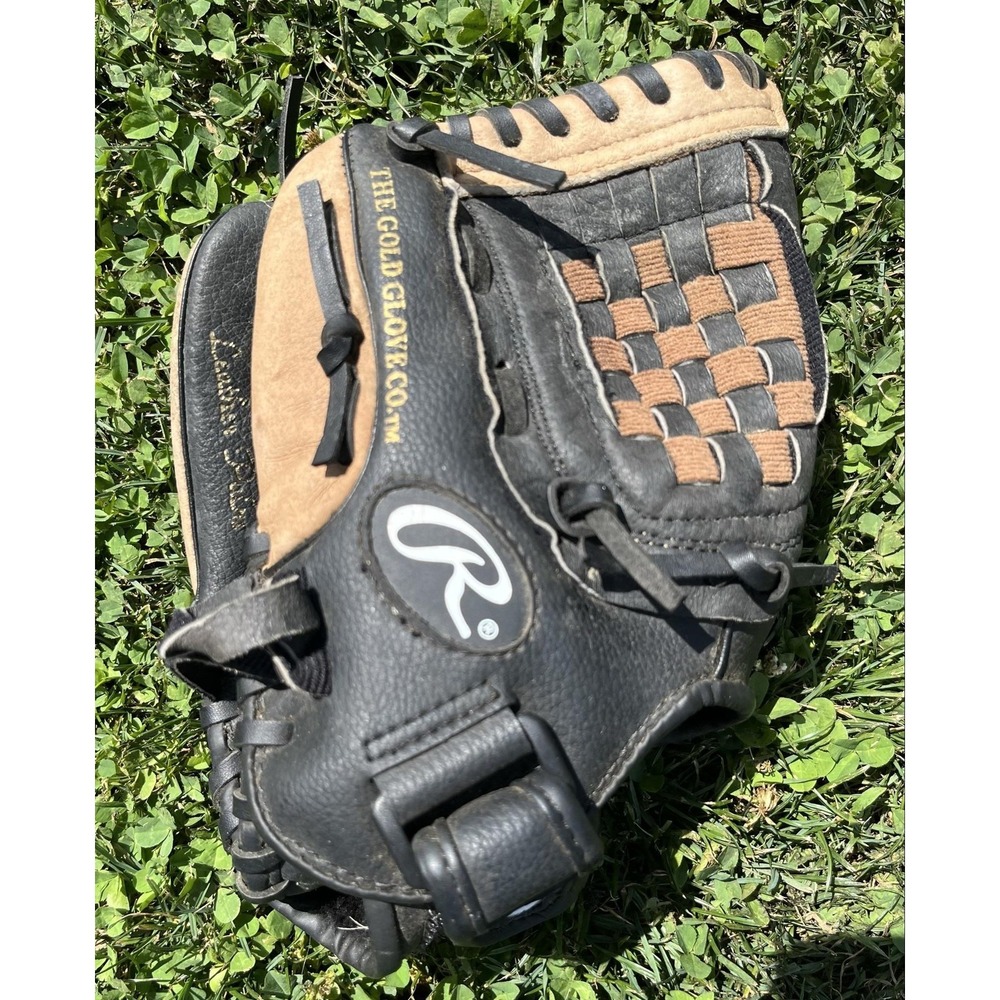 Rawlings Playmaker Series 10.5 Youth Baseball Glove LHT Black Basket-Web Boys